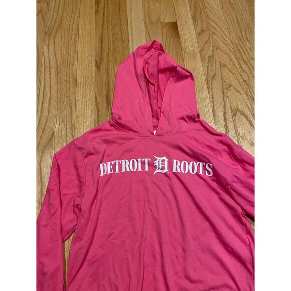 Detroit tigers pink out the park shirt with hood size medium - Picture 4 of 4